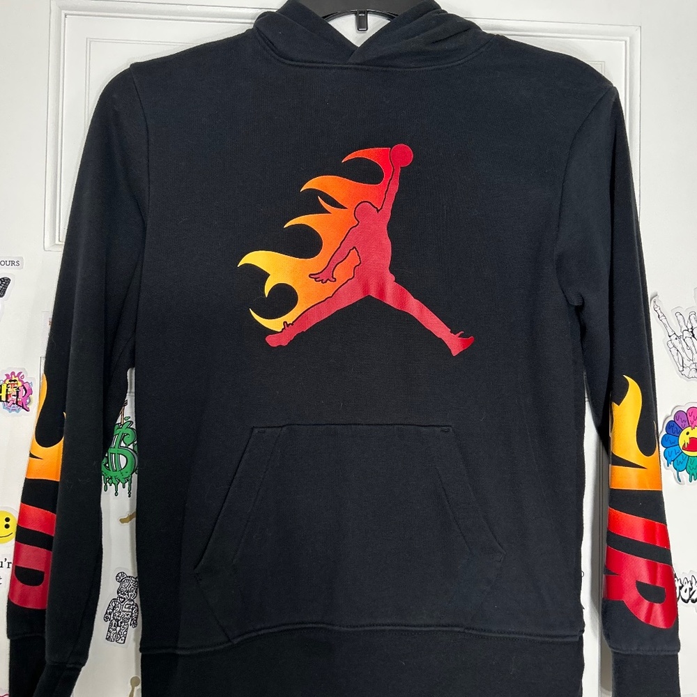 Jordan Flame Kids Sweat Outfit